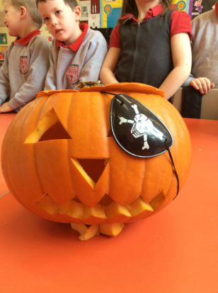 'Pete' the Pirate Pumpkin